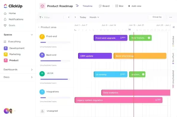 Clickup screenshot 1