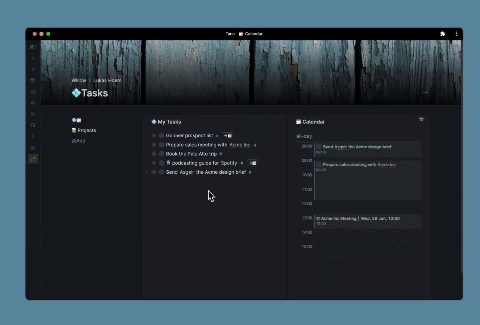 Tana screenshot 3